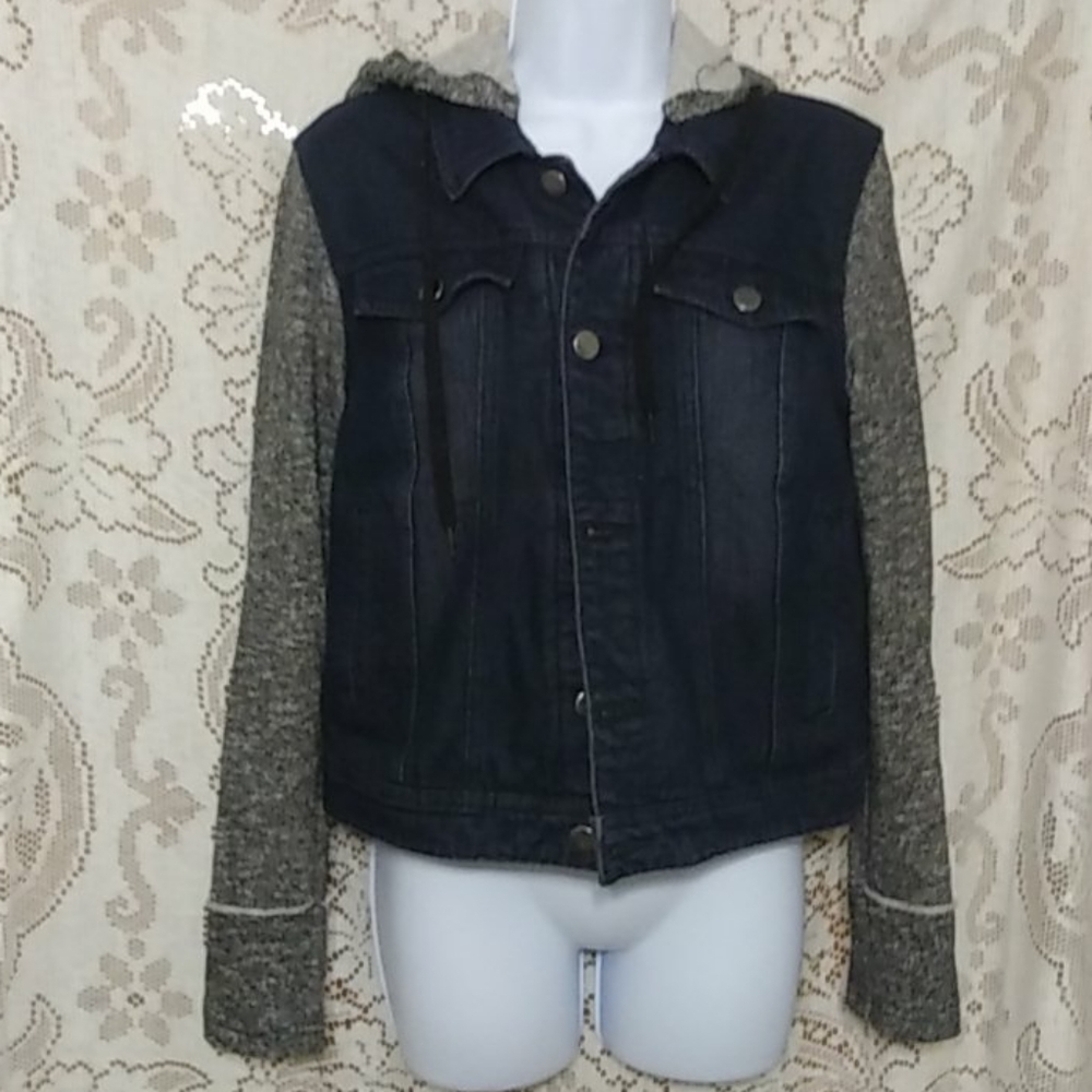 Harper Women's Denim Hooded Jacket